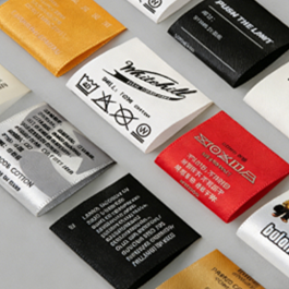 Custom-Made Sewn Wash Label