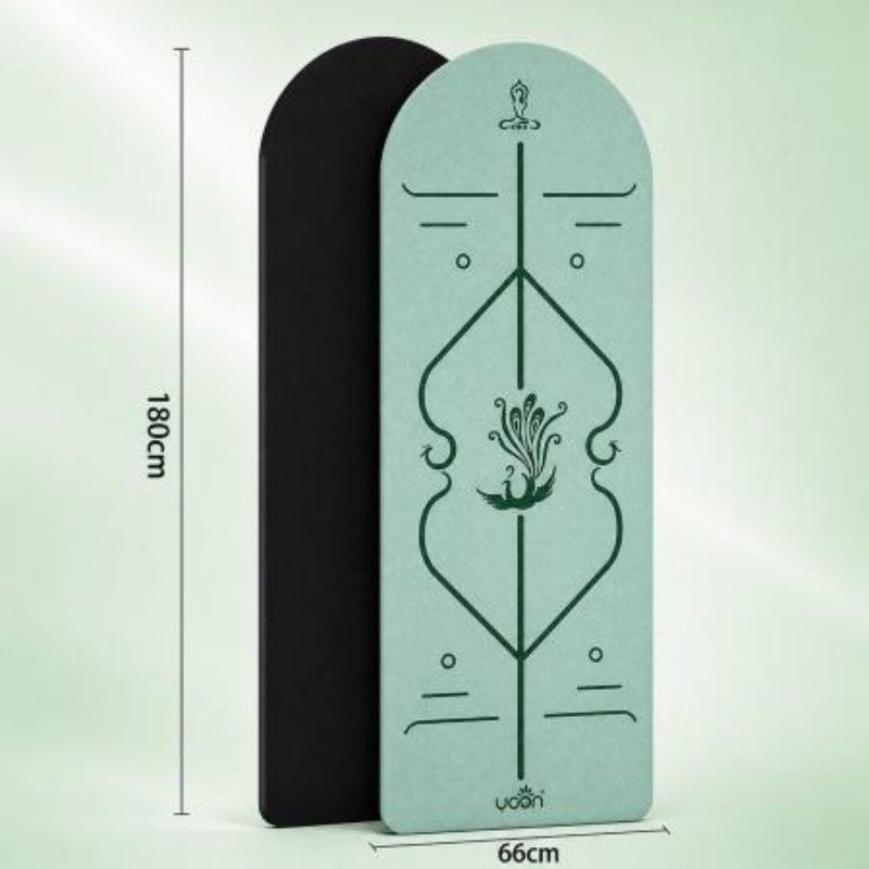 Non Slip Half Round PU Rubber Yoga Mat