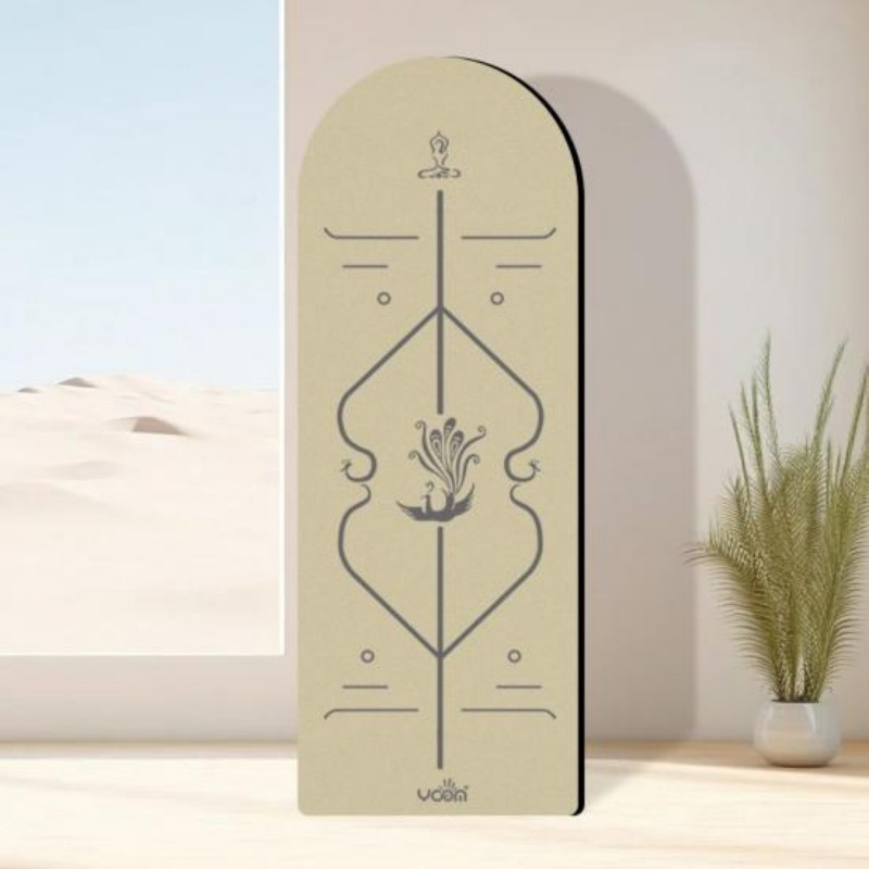 Non Slip Half Round PU Rubber Yoga Mat