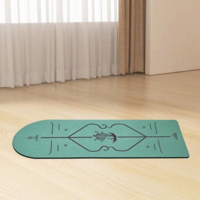 Non Slip Half Round PU Rubber Yoga Mat