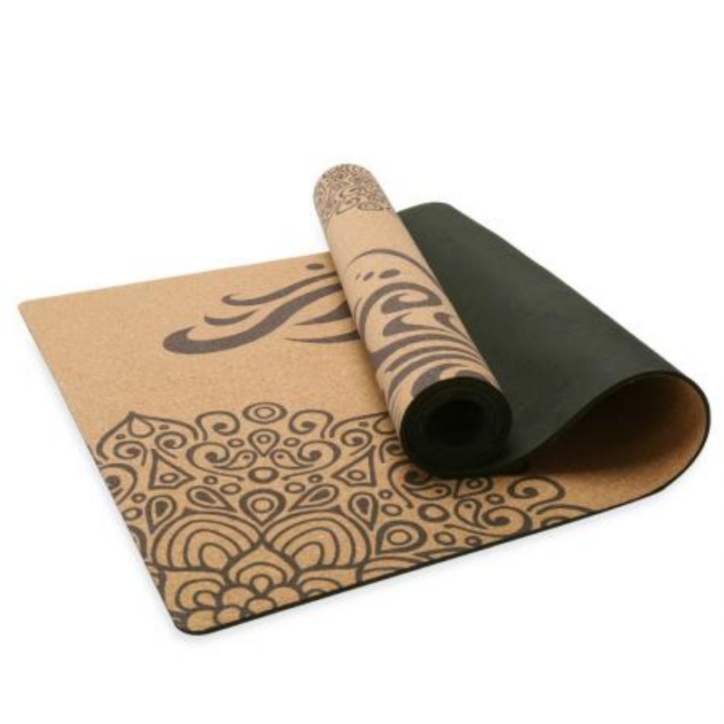 Eco-Friendly Cork Yoga Mats Premium Natural Rubber Yoga Mats