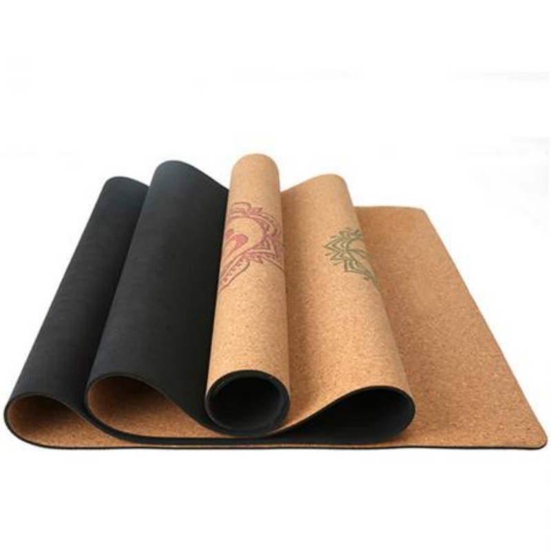 Eco-Friendly Cork Yoga Mats Premium Natural Rubber Yoga Mats