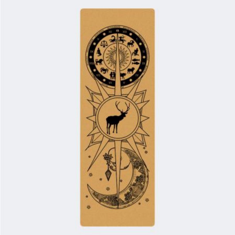 Eco-Friendly Cork Yoga Mats Premium Natural Rubber Yoga Mats