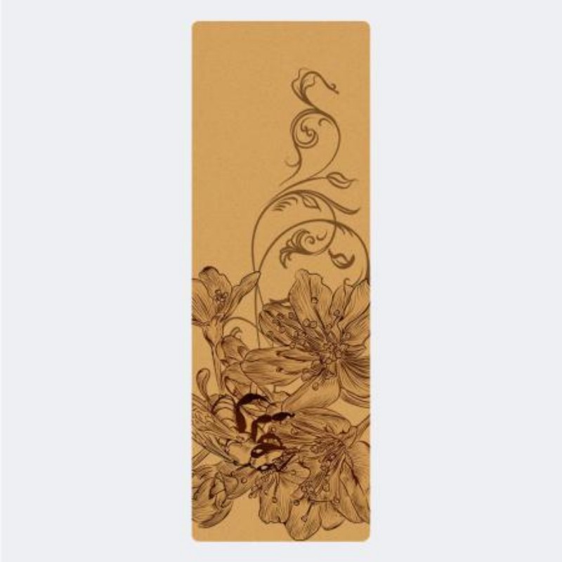 Eco-Friendly Cork Yoga Mats Premium Natural Rubber Yoga Mats