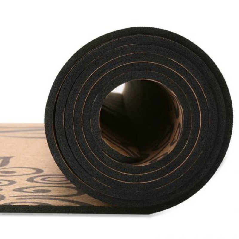Eco-Friendly Cork Yoga Mats Premium Natural Rubber Yoga Mats