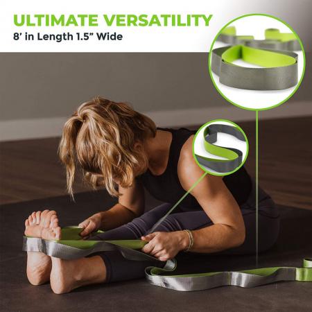 Multi Function Yoga Stretching Belts Fitness Ligament Extension Straps