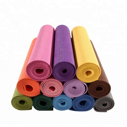 Eco-Friendly Colorful PVC Yoga Mat Premium Non-Slip Fitness Mat