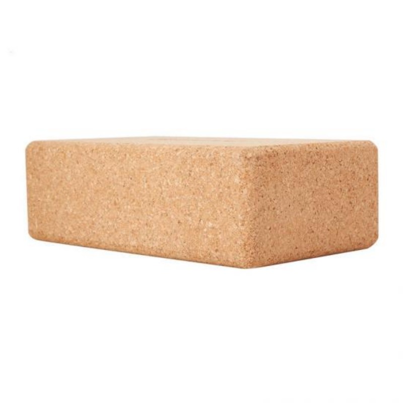Natural High Density Cork Yoga Block 3x6x9 Inch Support Brick