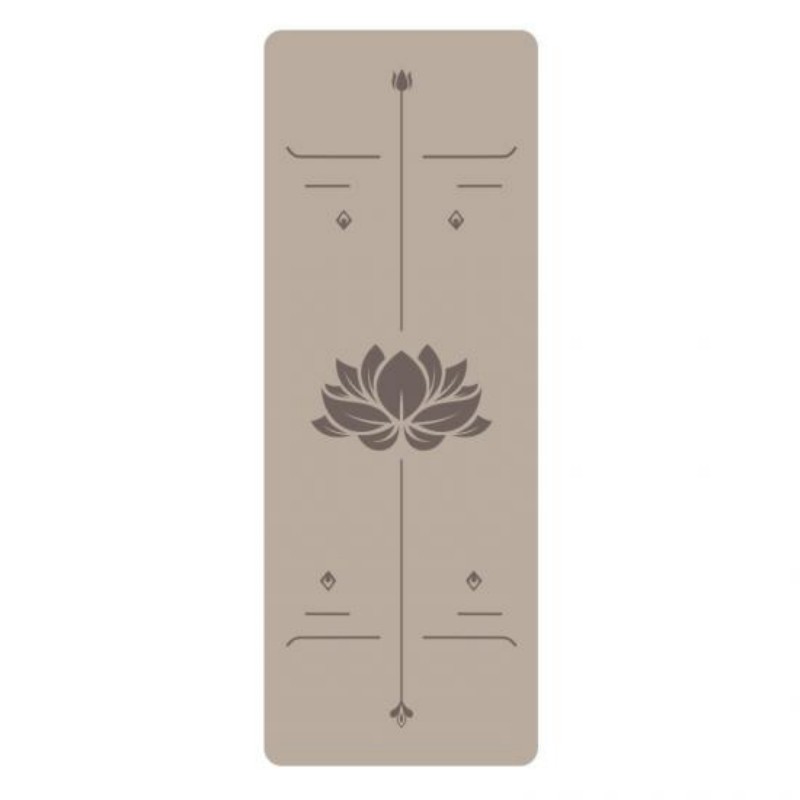Anti Slip Coconut Fiber Scrub PU Rubber Yoga Mat Eco Friendly Exercise Mat