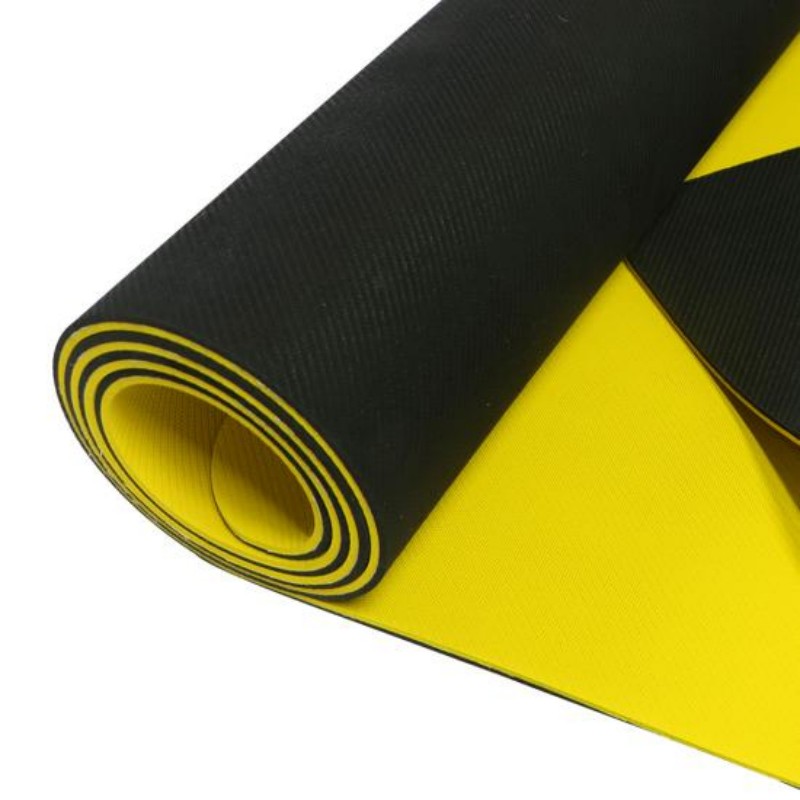 Hot Sale Double Sided Colorful 100% Natural Rubber Yoga Mat