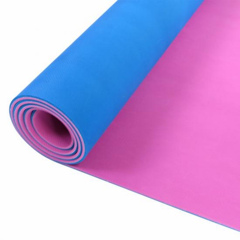 Hot Sale Double Sided Colorful 100% Natural Rubber Yoga Mat