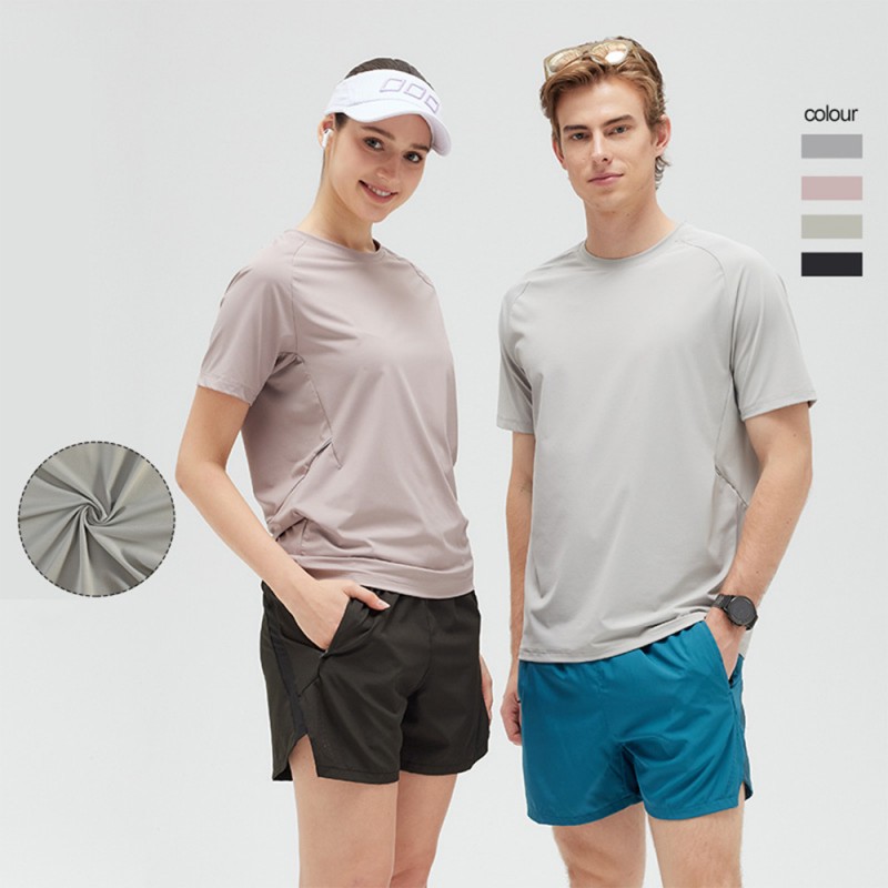 Ice-Silk Fitness T-Shirt, Athletic Wear Vendors, Fitness Clothing Manufacturer