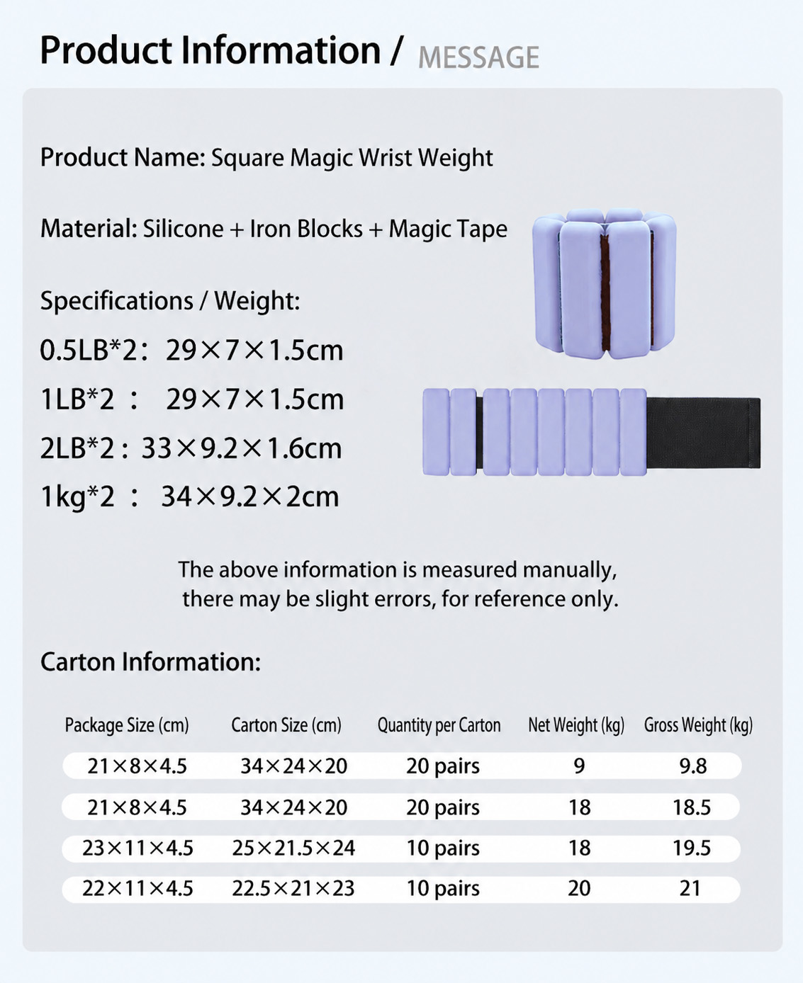 Pilates Strength Kit Manufacturer, Wearable Weight Kit Manufacturer, Wrist Ankle Weight Kit Supplier