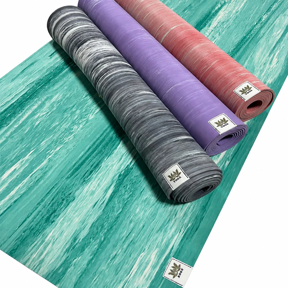 Non Slip Natural Rubber Yoga Mat for Fitness